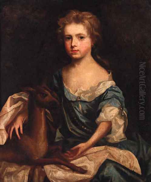 Portrait of a young Lady Oil Painting by Sir Peter Lely