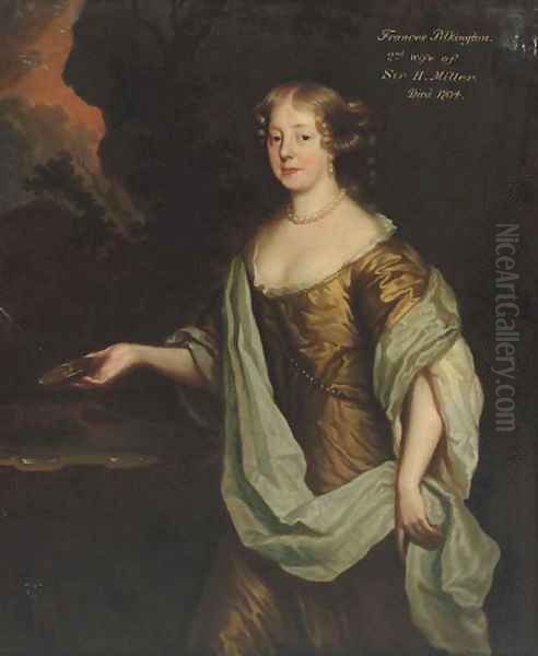 Portrait of Frances Pilkington Oil Painting by Sir Peter Lely