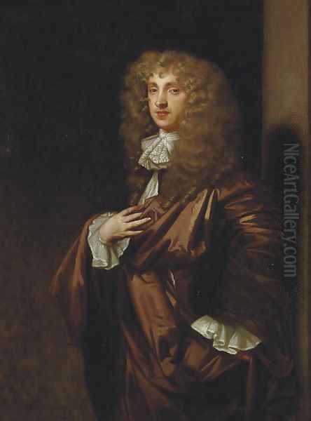 Portrait of John Wilmot, 2nd Earl of Rochester (1647-1680) Oil Painting by Sir Peter Lely