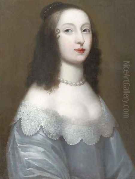 Portrait of Mary, Princess of Orange (1631-1660) Oil Painting by Sir Peter Lely