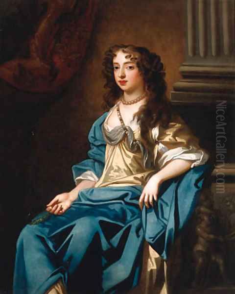 Portrait Of The Marchioness Of Halifax Oil Painting by Sir Peter Lely