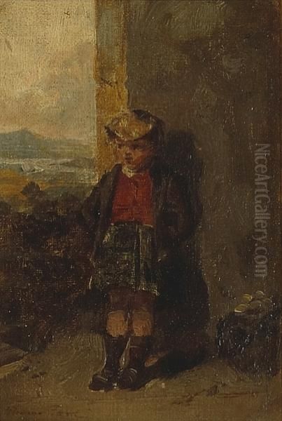 The Highland Laddie Oil Painting by Thomas Faed