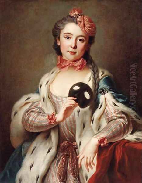 Portrait of a lady Oil Painting by Jean Baptiste van Loo