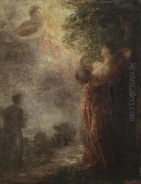 Apparition Oil Painting by Ignace Henri Jean Fantin-Latour