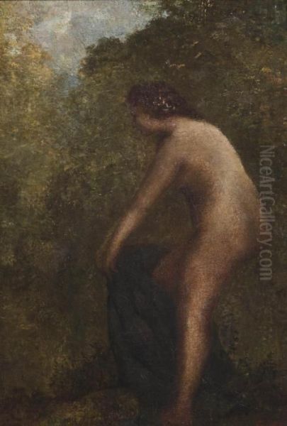 Baigneuse Oil Painting by Ignace Henri Jean Fantin-Latour