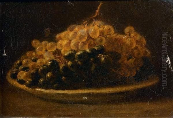 Plat De Raisins Oil Painting by Ignace Henri Jean Fantin-Latour