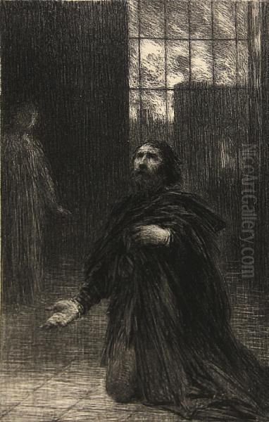 Rienzi; Le Vaisseau-fant me; Siegfried; Parsifal Oil Painting by Ignace Henri Jean Fantin-Latour