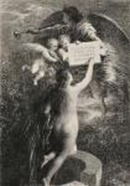 Frontispiece: Verita Oil Painting by Ignace Henri Jean Fantin-Latour