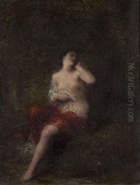 Apres Le Bain 1895 Oil Painting by Ignace Henri Jean Fantin-Latour