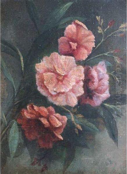 Roses Oil Painting by Ignace Henri Jean Fantin-Latour