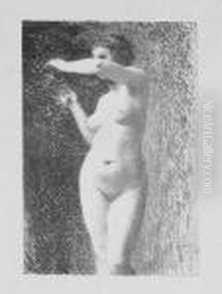 Etude Pour Eve Oil Painting by Ignace Henri Jean Fantin-Latour