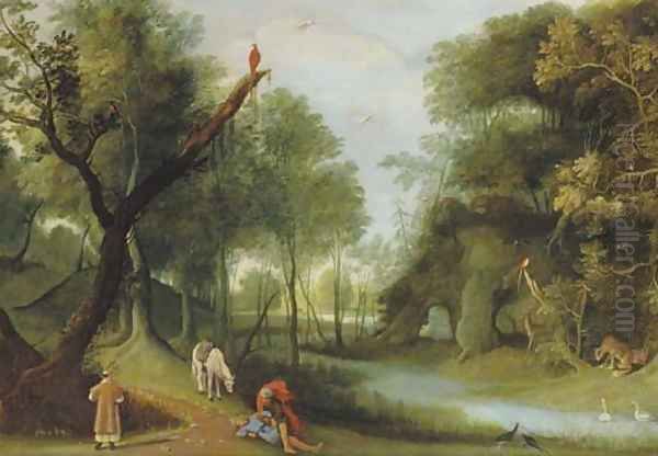 The Good Samaritan Oil Painting by Jasper van der Lanen