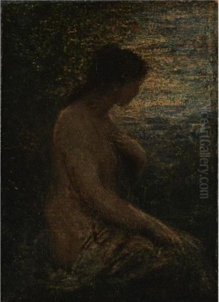 Reverie Oil Painting by Ignace Henri Jean Fantin-Latour