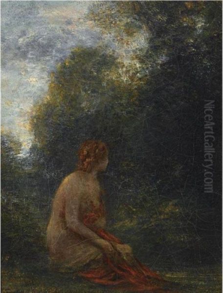 The Resting Nymph Oil Painting by Ignace Henri Jean Fantin-Latour