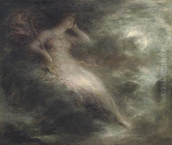 La Reine De La Nuit Oil Painting by Ignace Henri Jean Fantin-Latour