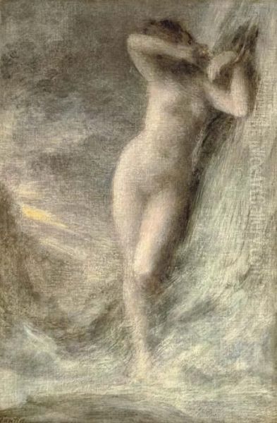 Andromede Oil Painting by Ignace Henri Jean Fantin-Latour