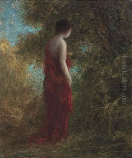 L'automne Oil Painting by Ignace Henri Jean Fantin-Latour