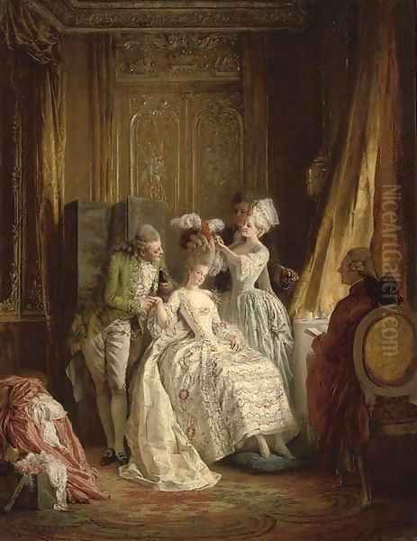 Marie Antoinette Oil Painting by Heinrich Lossow