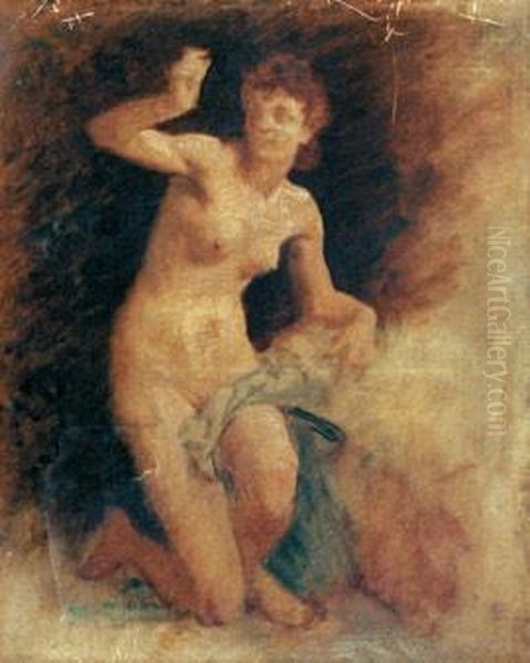 Desnudo Oil Painting by Ignace Henri Jean Fantin-Latour