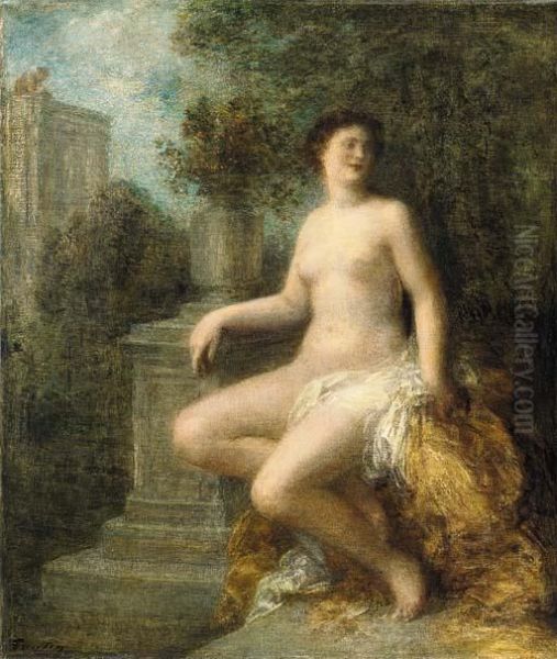 Bathsabee Oil Painting by Ignace Henri Jean Fantin-Latour