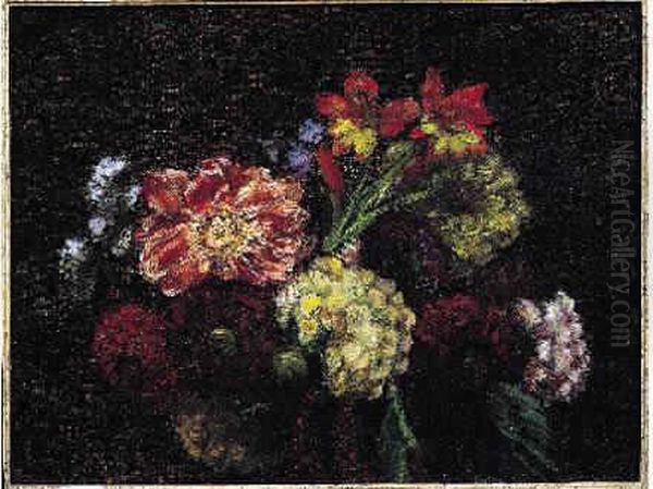 27 X 35 Cm Oil Painting by Ignace Henri Jean Fantin-Latour