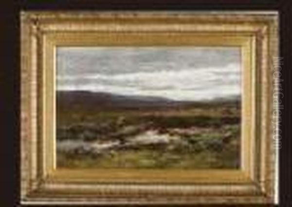 A Ross Shire Moor Oil Painting by David Farquharson