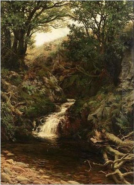 The Flowing Stream Oil Painting by David Farquharson