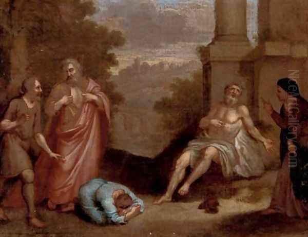 The Death of Socrates Oil Painting by Gerard de Lairesse