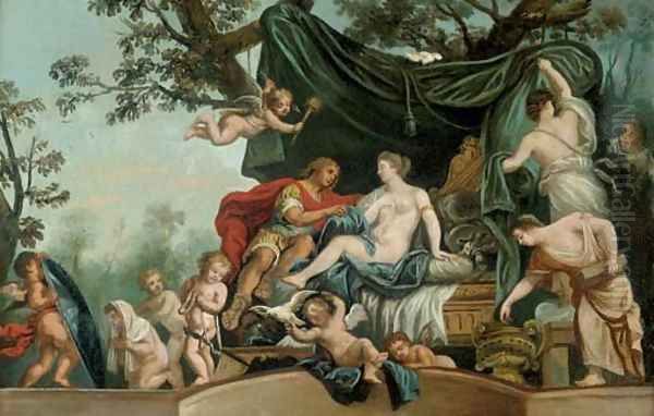 Venus and Mars Oil Painting by Gerard de Lairesse