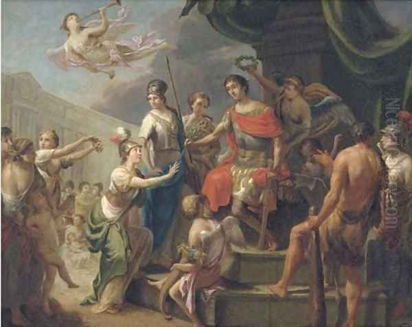 The Triumph of a Roman Emperor Oil Painting by Gerard de Lairesse