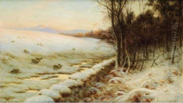 The Edge Of The Wood Oil Painting by Joseph Farquharson