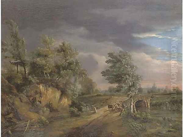 The incoming storm Oil Painting by Philip Jacques de Loutherbourg