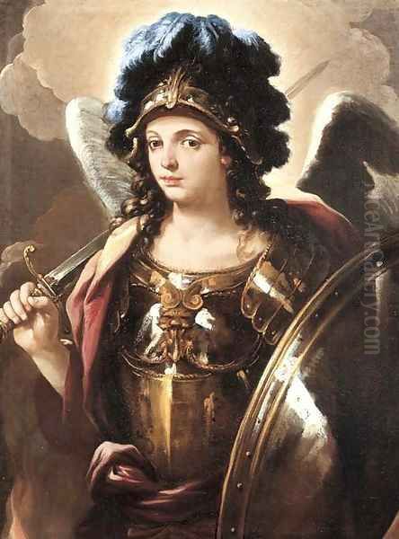 The Archangel Michael Oil Painting by Giovan Battista Lama