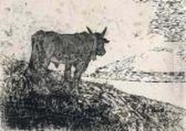 Il Toro Oil Painting by Giovanni Fattori