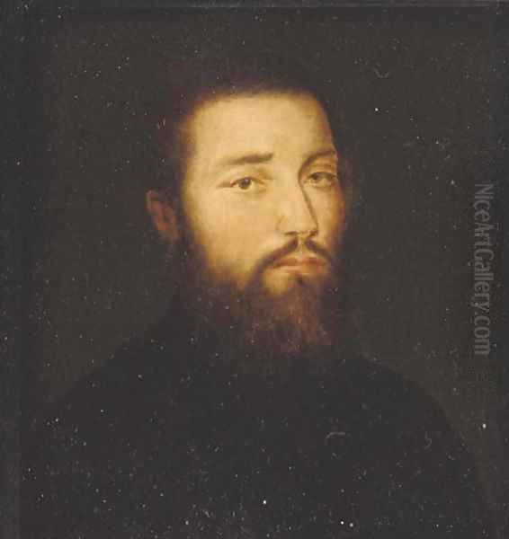 Portrait of a gentleman Oil Painting by Corneille De Lyon