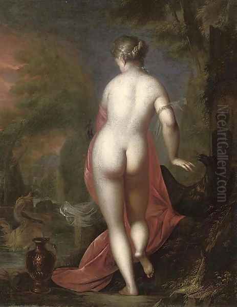 Hebe and Jupiter Oil Painting by Francois Lemoine (see Lemoyne)