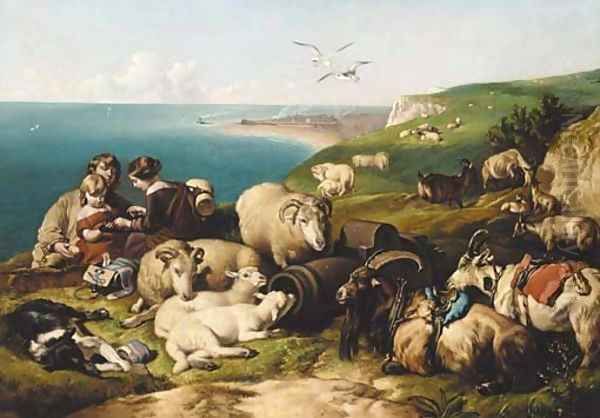 Time of Peace Oil Painting by Sir Edwin Henry Landseer