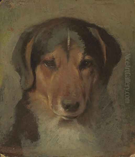 A faithful friend Oil Painting by Sir Edwin Henry Landseer