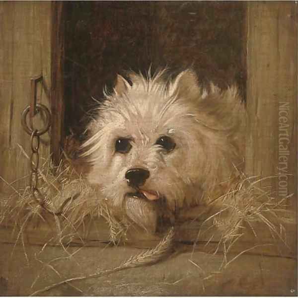 Impudence Oil Painting by Sir Edwin Henry Landseer