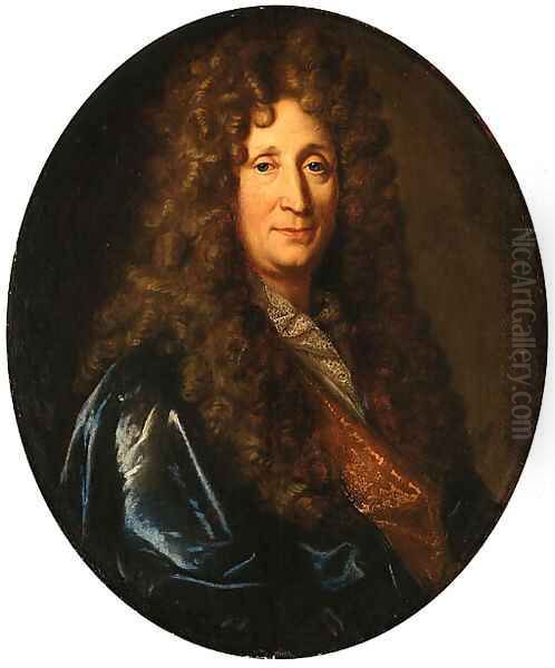 Portrait of a Gentleman Oil Painting by Nicolas De Largillire