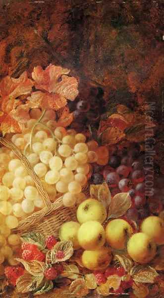 A basket of fruit Oil Painting by Hendrik Lens