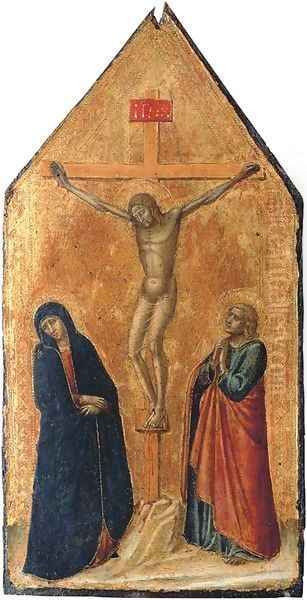 The Crucifixion Oil Painting by Pietro Lorenzetti