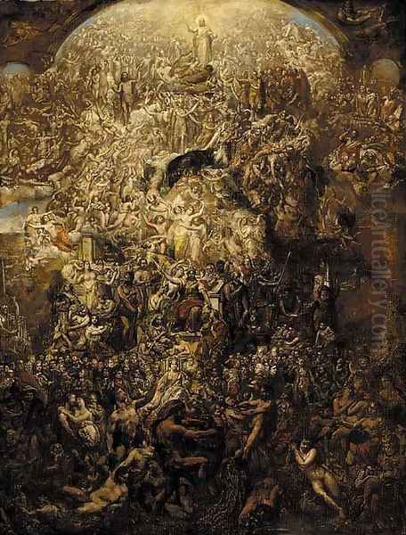 The Apotheosis of Queen Victoria Oil Painting by James Matthews Leigh