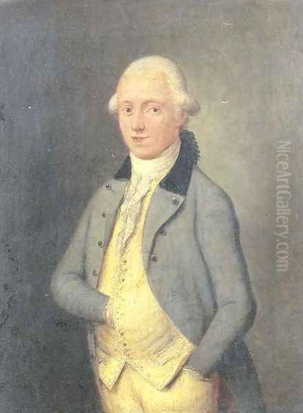 Portrait of Isaac de Swart (1765-1838) Oil Painting by Etienne Liotard