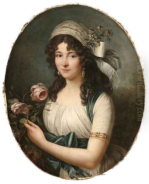 Portrait of a Lady, Oil Painting by Marie-Victoire Lemoine