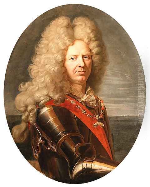 Portrait of a Nobleman Oil Painting by Nicolas de Largilliere