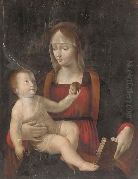 The Madonna and Child 2 Oil Painting by Bernardino Luini