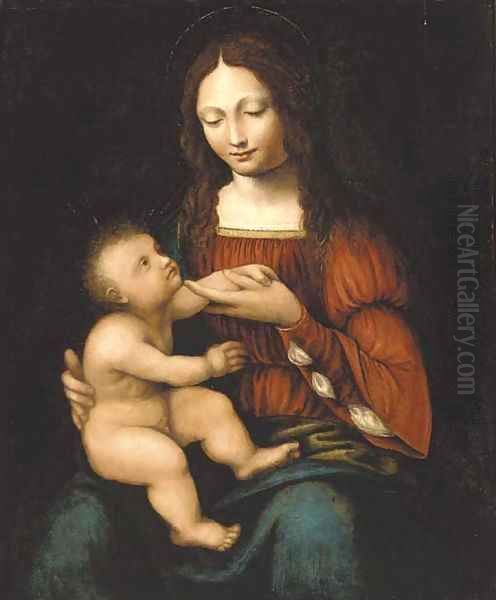 The Madonna and Child Oil Painting by Bernardino Luini