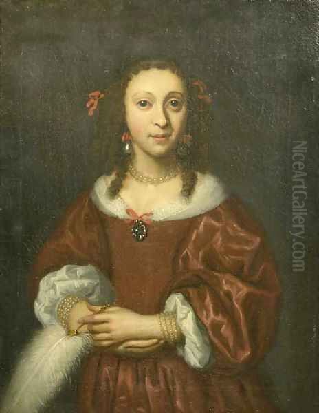 Portrait of a lady Oil Painting by Isaac Luttichuys