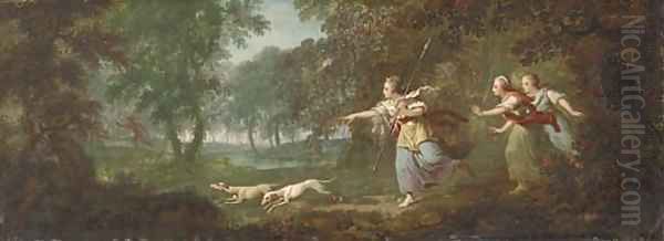 Diana and Actaeon Oil Painting by Jacob van Loo